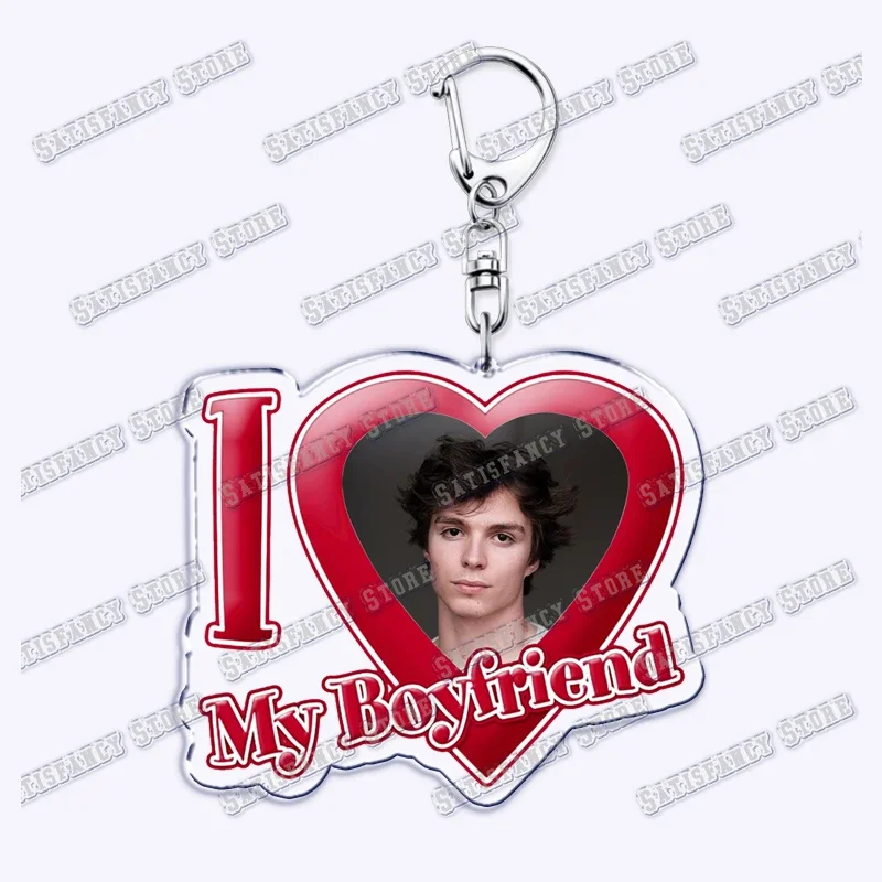 Hot I Love My Boyfriend Nicholas Chavez Key Chain Keychains Ring for Bag Monsters Menendez Brothers Keyring Jewelry Fans Gifts