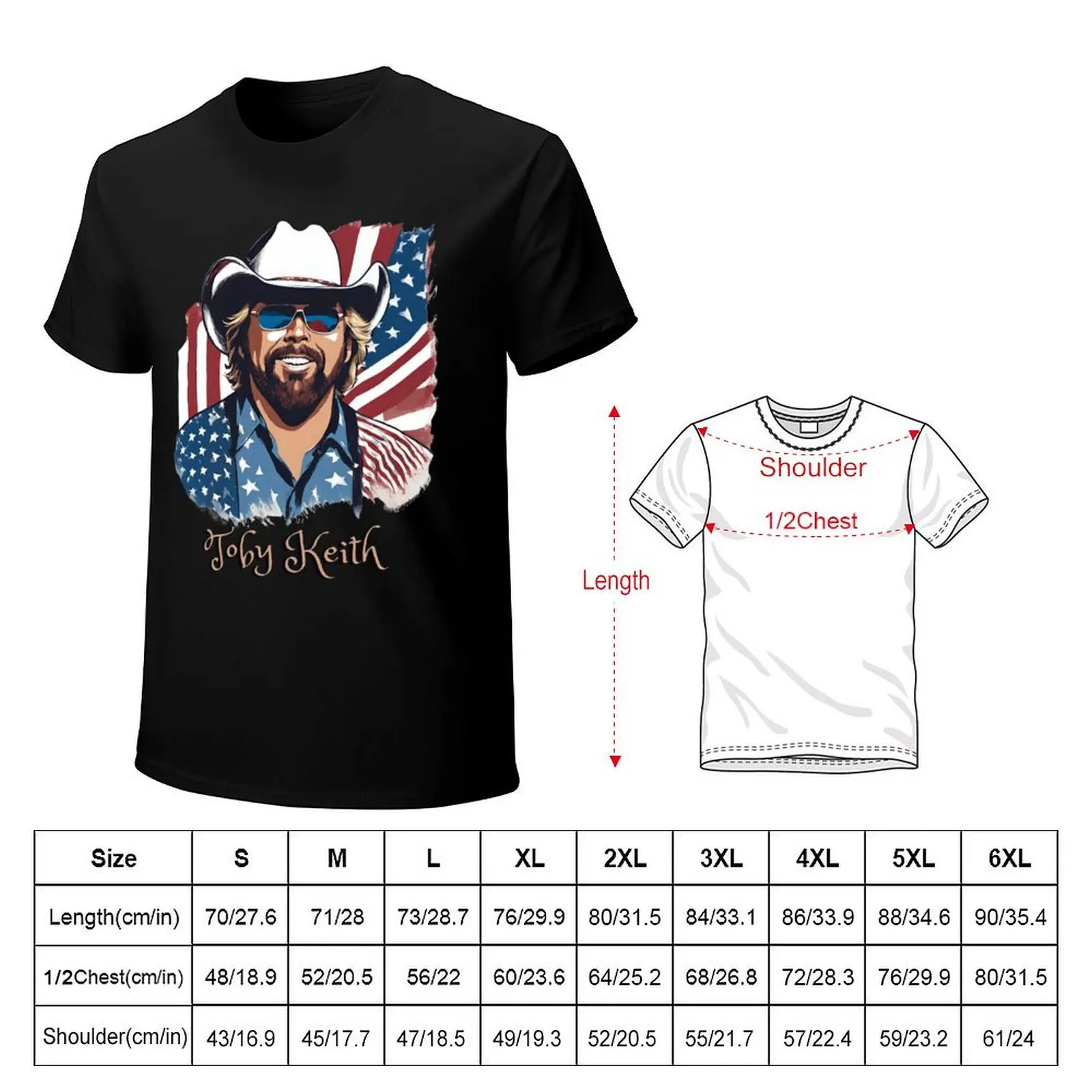 toby keith t- T-Shirt Simple Casual Short Sleeve Cotton T-Shirt