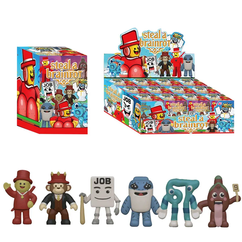 

2026 Hot Anime Steal A Brainrot Jandel Doll Vinyl Toy Vinyl Mask Blind Box Ornament Toy Birthday Christmas Gift Blind Bag
