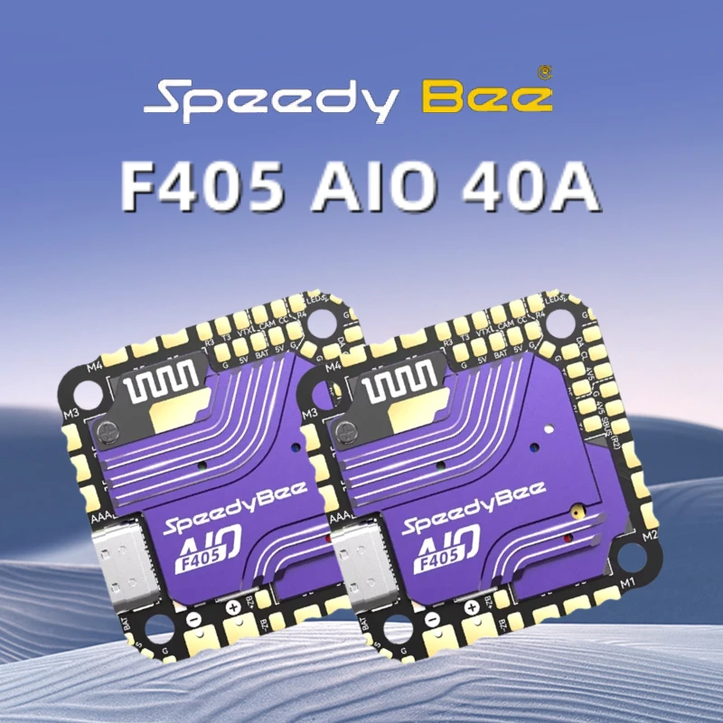 SpeedyBee F405 AIO 비행 컨트롤러 FC 40A ESC ICM-42688P 자이로 3-6S Lipo, RC FPV 드론 쿼드콥터 O3 에어 유닛 링크 비스타