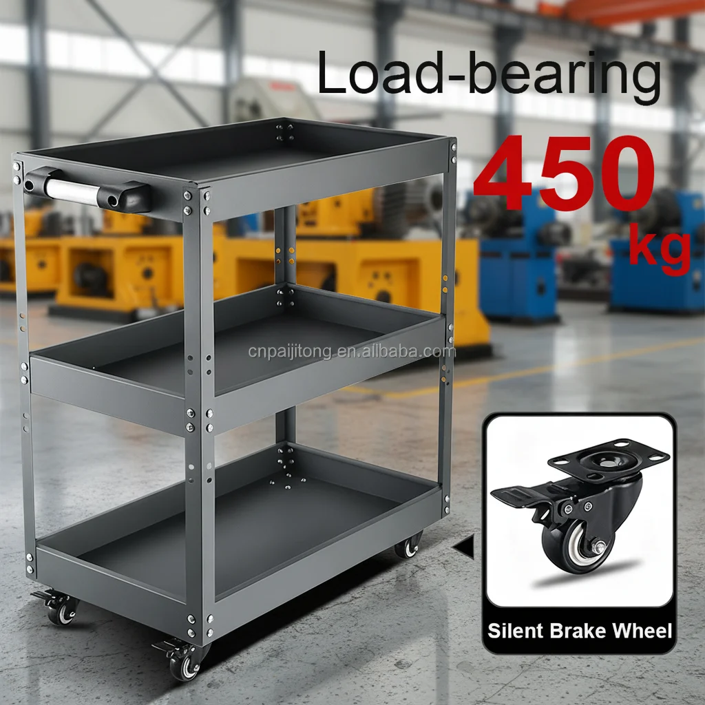 

Industrial Mobile Tool Trolley Tool Cart Rolling Drawer Tool Chest, Heavy Duty Powder Coated Steel, Lockable Anti-CorrosionATV&U