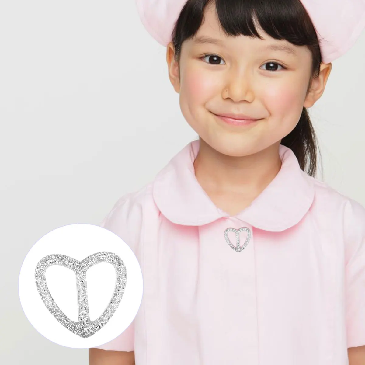 

20 Pcs Clothes Button Scarf Shawl Buckle Silk Rings Accessory Clip Resin Brooch Pin for Circle Waist Corner Knot Miss