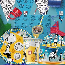 Disney Diary Of A Wimpy Kid tema decorazioni per feste di compleanno Cake Topper compleanno Swirls adesivi forniture per feste per bambini Decor