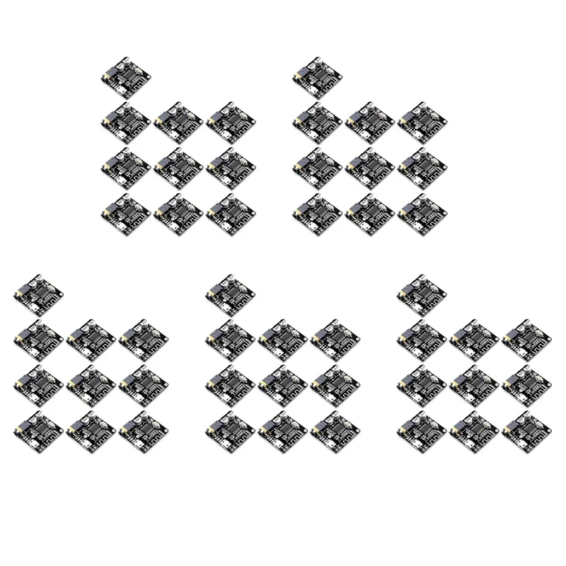 Y43A-VHM-314 Bluetooth Audio Receiver Board Bluetooth 5.0 Mp3 Lossless Decoder Board Wireless Stereo Music Module 50Pcs