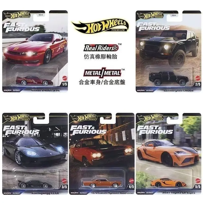 New Hot Wheels Car Culture Premium Series The Fast & Furious Dodge Charger Challenger Honda Nsx Bmw M5 Car Model Die-Cast Toy