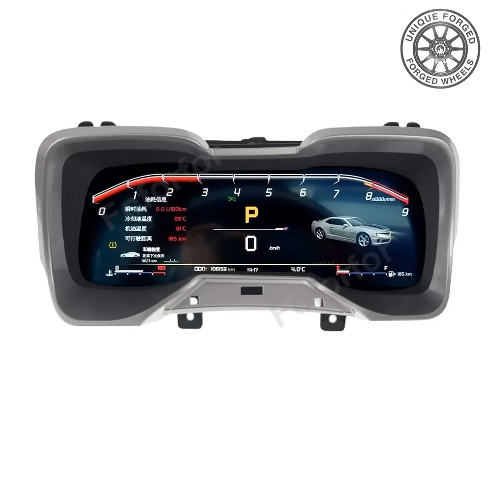 

Цифровая приборная панель Foforfor LCD для Chevrolet Camaro 2010-2015: виртуальные спидометры и мультимедийный проигрыватель