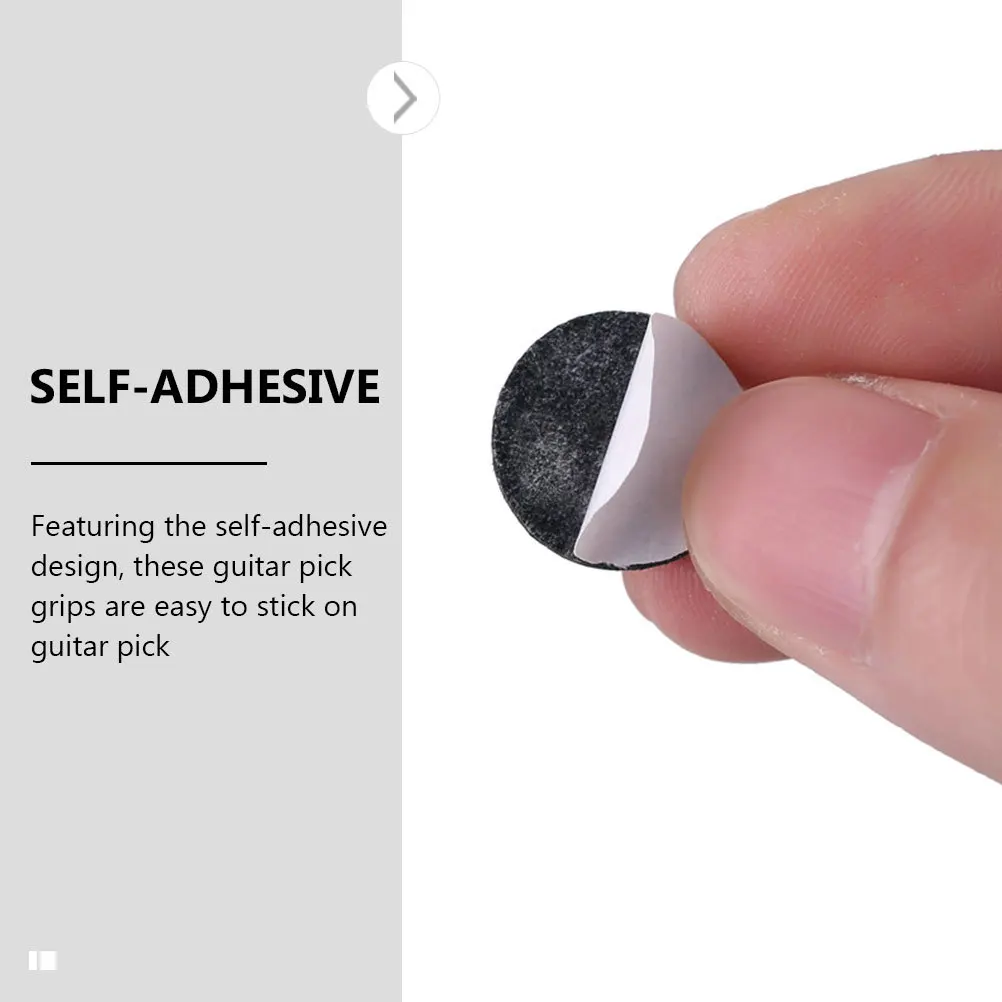 

20Pcs Guitar Pick Grips Rubber Adhesive Non-Slip Grip Concert Performance Guitar Supplies Rubber Bass Pick Holders