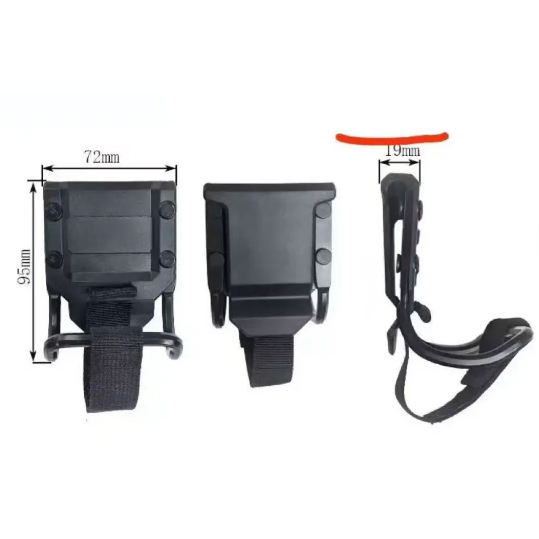 Support de marteau modulaire TB-52 en acier robuste à clipser sur ceinture avec sangle pour cordon d'alimentation pour électricien