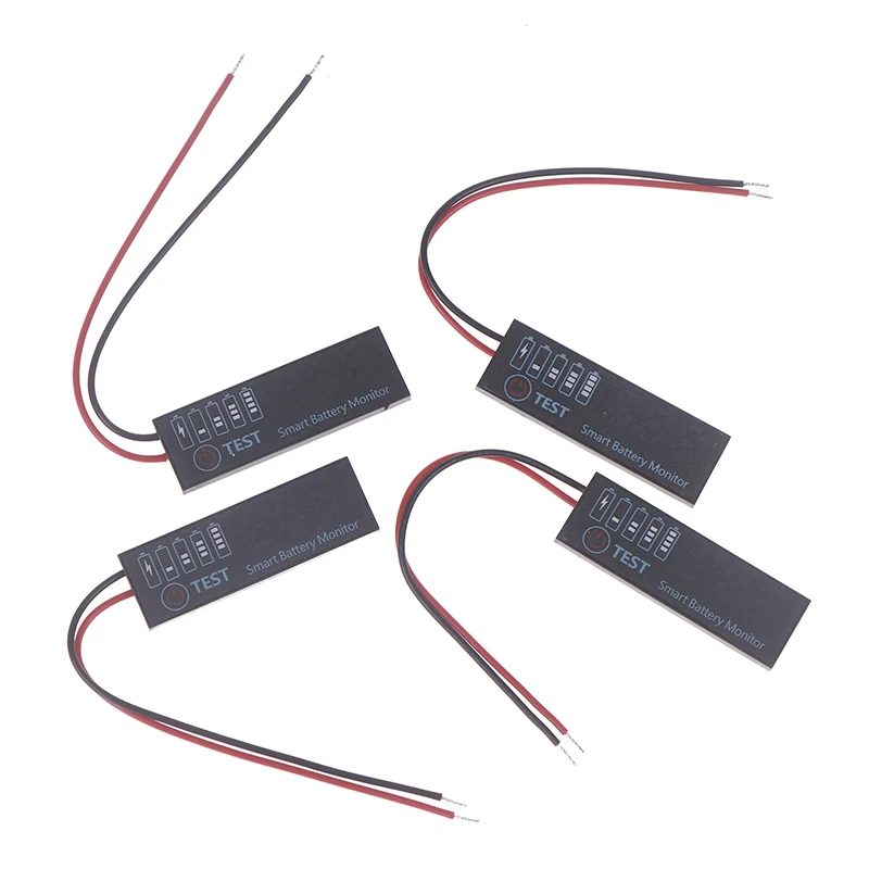 DC 7-55V 범용 배터리 충전 표시기 패널 LED 표시기 산성 배터리 리튬 배터리 전압 충전 표시기