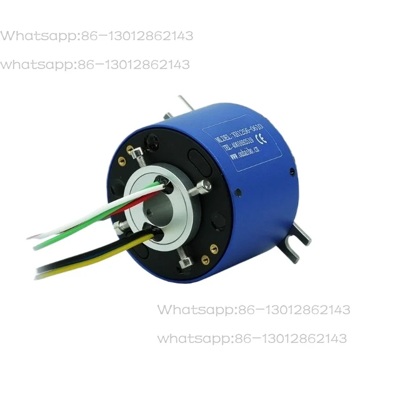 360-Degree Multi-channel Conductive Slip Ring Rotary Joint Collector Hollow Via Conductive Slip Ring for Industrial Machinery