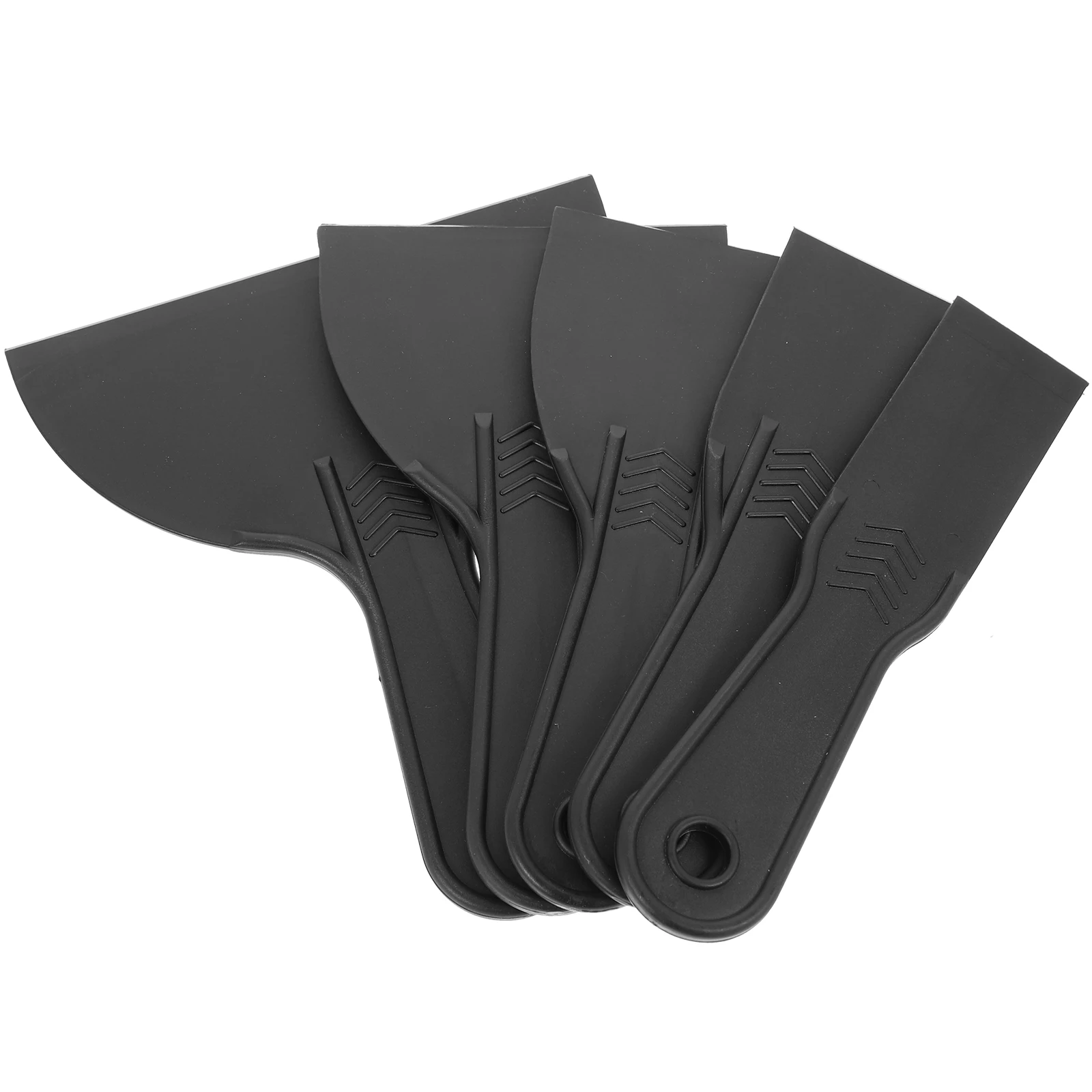 

5Pcs Wallcovering Scraper Tools ABS Plastic Putty Scraper Set for Wallpaper Vinyl Sticker Removal Car Film Paint Stripping and