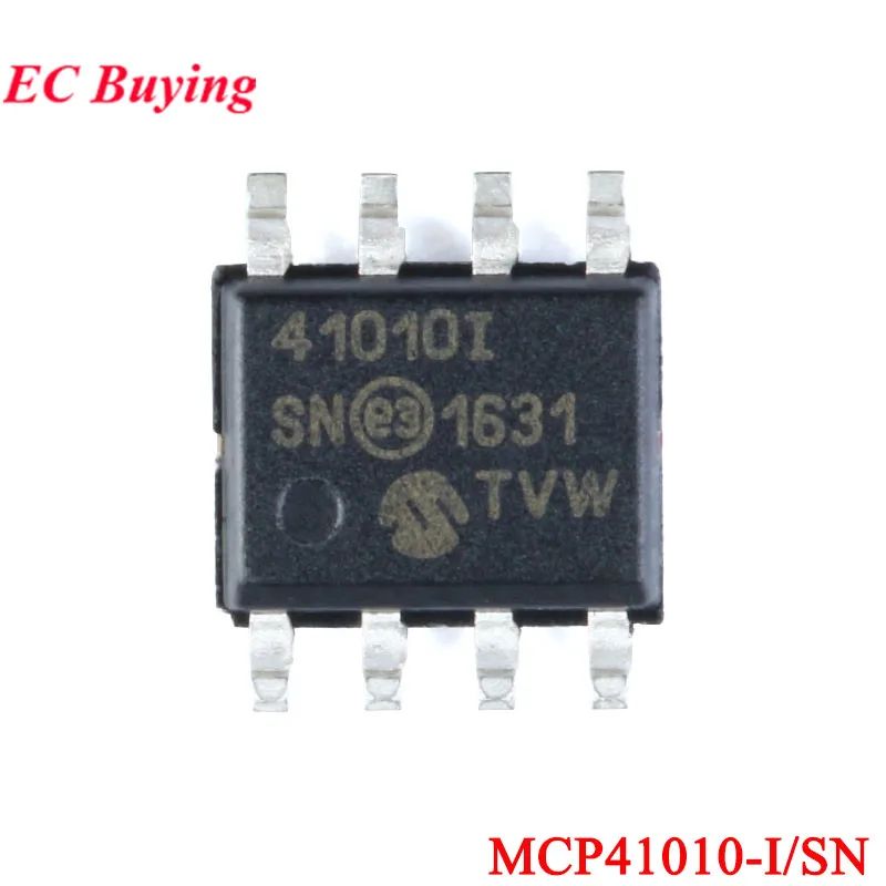 5Pcs/1pc MCP41100 MCP41010 MCP41100-I/SN MCP41010-I/SN 41100I 411001 41010I 410101 Single Channel Digital Potentiometer Chip IC