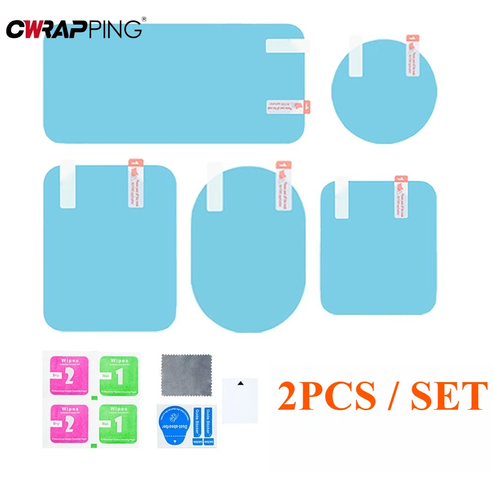 Auto Stickers Car Protective Rearview Rainproof Waterproof Mirror Film DIY Side Anti Fog Decal for Motorcycle Car Accessories