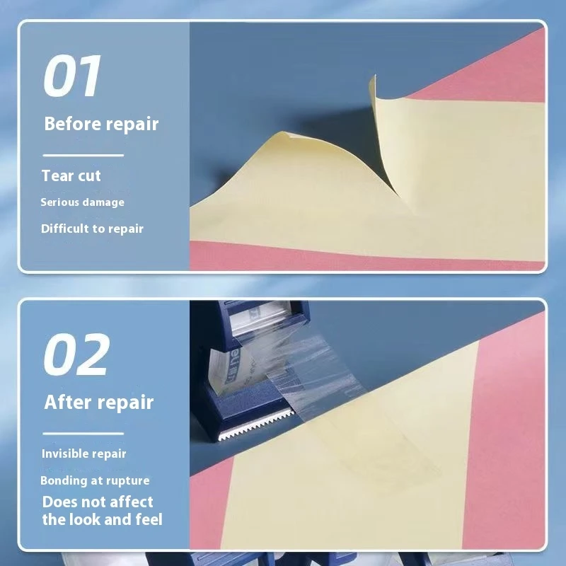 Deli 2 Rolls Set Strong Invisible Tape Set High Transparency Packing Tape For Student School Office Supplies Stationery