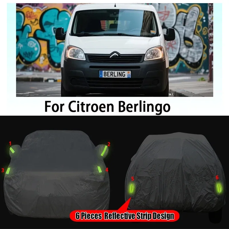 

Waterproof Car Cover For Citroen Berlingo Outdoor Anti-UV Sun Shade Rain Snow Ice Dust Protection MPV Cover