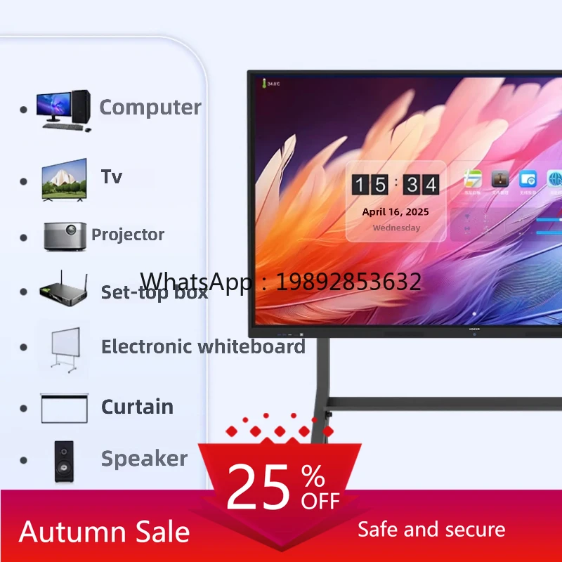 

teaching all-in-one machine conference flat-screen TV large-screen training school smart electronic whiteboard