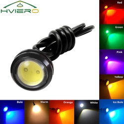 18MM Car LED Red Eagle Eye DRL Lamp Daytime Running LED Backup Reversing Parking Brake Turn Signal Lamps Motorcycle Fog Lights