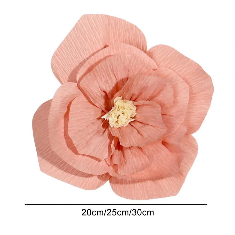 3Pcs Great Artificial Paper Flowers  3D Visual Effects Beautifully Paper Flowers  DIY Artificial Red Paper Flowers