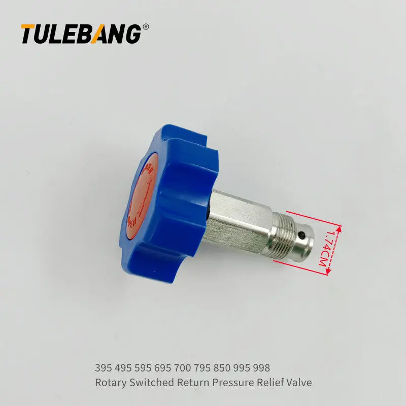 High pressure airless sprayer return valve Pressure relief valve 395 490 495 695 795 1095 7900 8900 970 Paint tool accessories