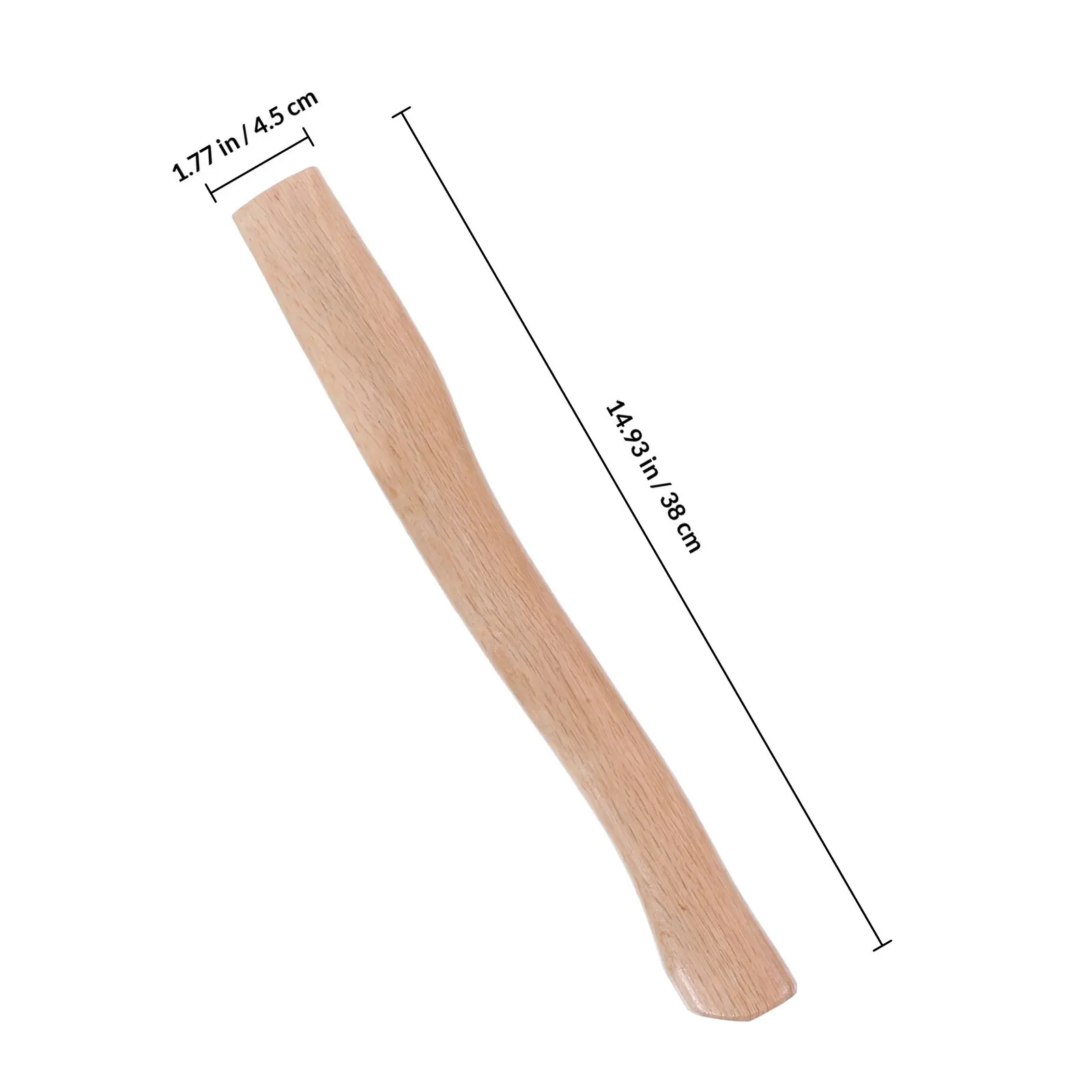 Axe Handle Replacement Premium Wood Ergonomic Design Reduces Hand Fatigue Heavy Duty for Garden Industrial Tools Hatchet Shovel