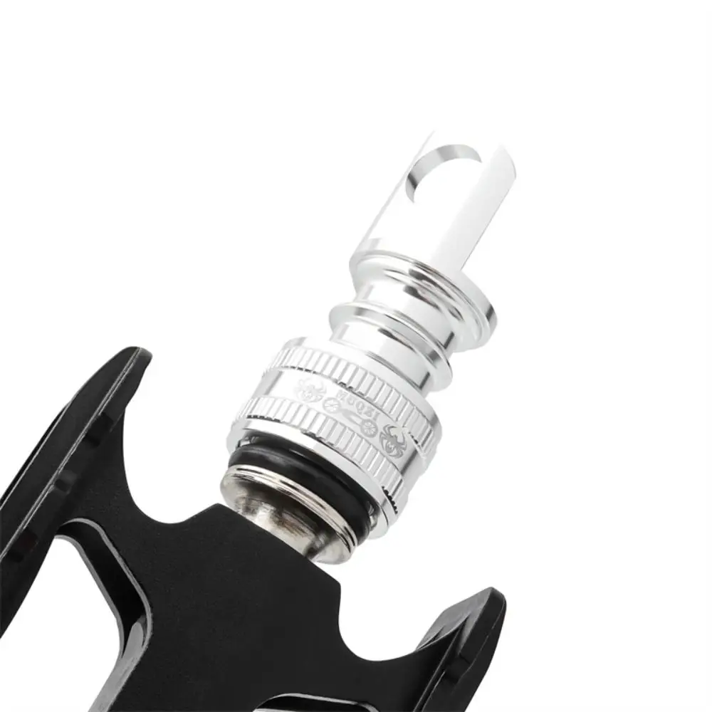 

Aluminum Alloy Quick Release Pedal Adapter Anti-corrosion Ultra-light Bicycle Frame Mounting Base Anti-rust QR Buckle