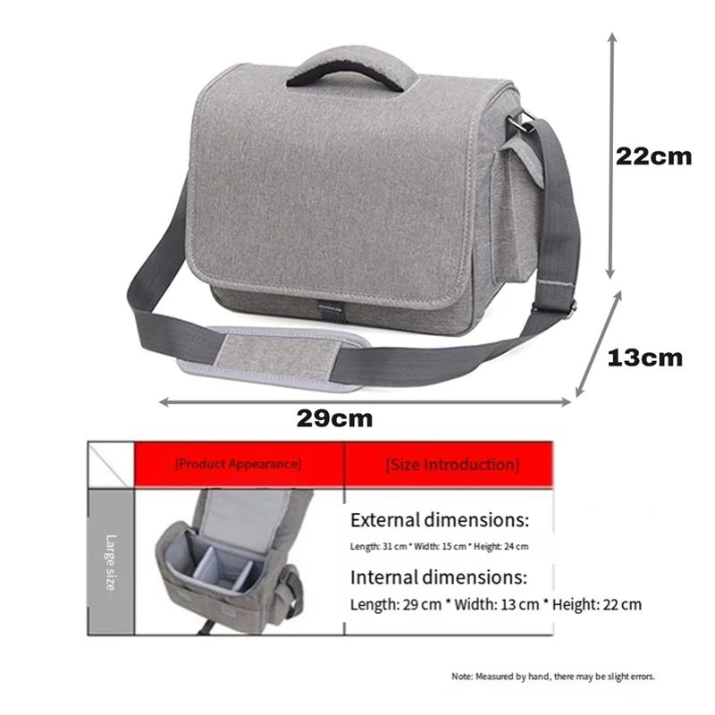 Borsa a tracolla per proiettore Custodia portatile antiurto Strati protettivi spessi per fotocamere e proiettori