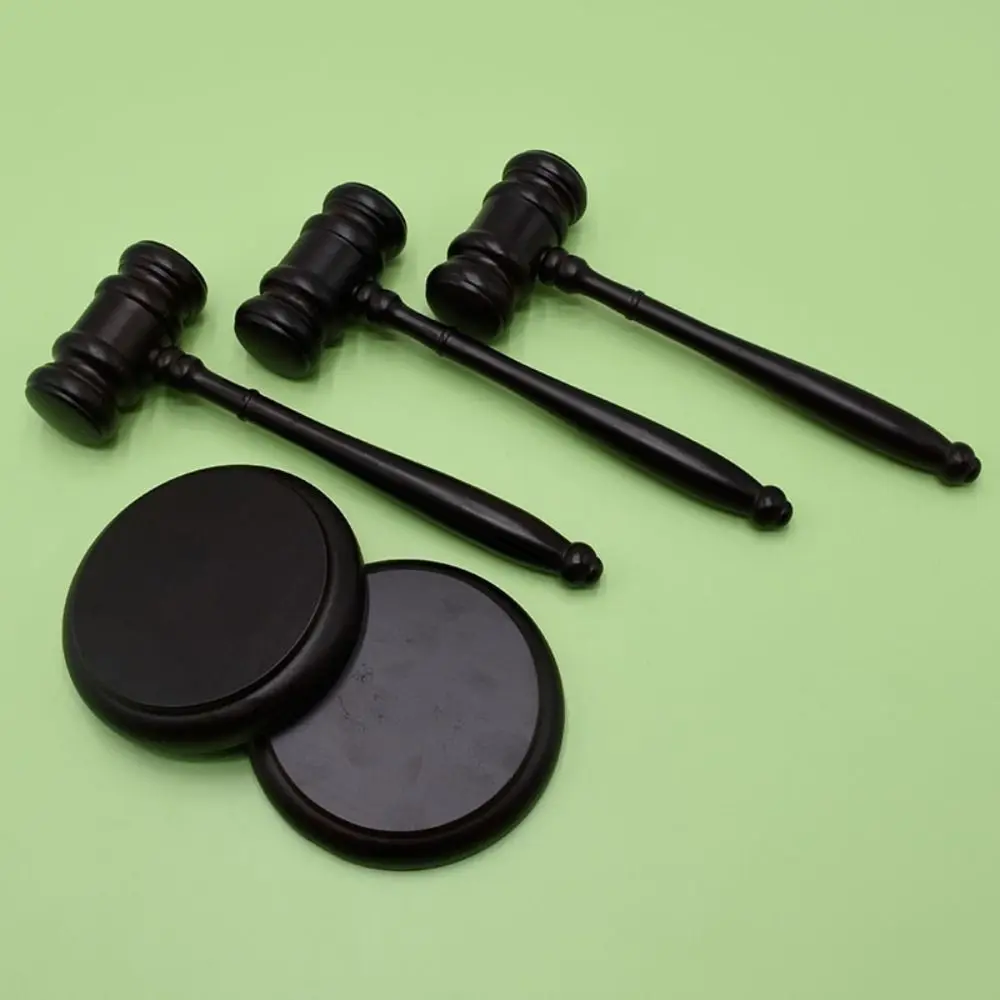 Hochwertiger Holzhammer, Richterhammer, Anwalt, dekorative, langlebige Basis, Anwalt, Hammer, handgefertigt, lautes Kostüm, Klangblock