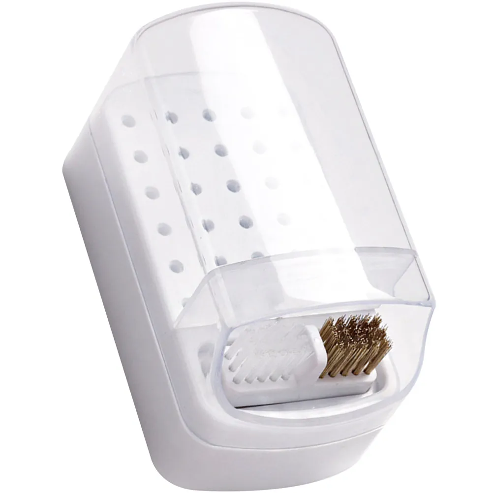 

30-Slot Nail Drill Bits Storage Box Stylish Simple Design Grinding Head Finishing Case for Salon Use Neat Desktop Organization