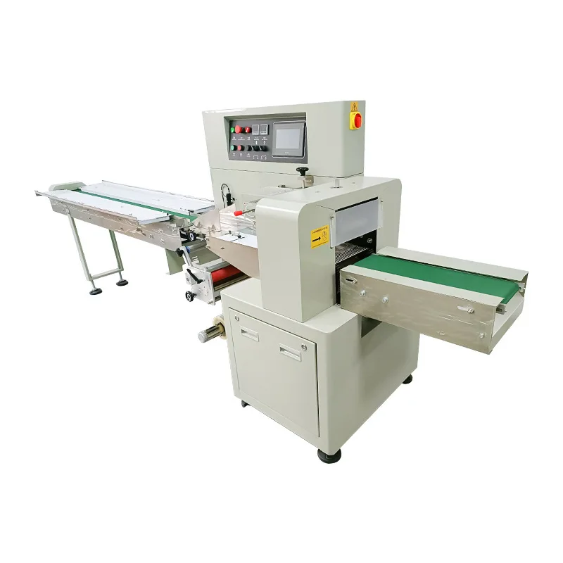 Automatic Servo Packaging Machine Food Machinery Candy Vegetable Bread Screw Mask Multifunctional Pillow Packaging Machine