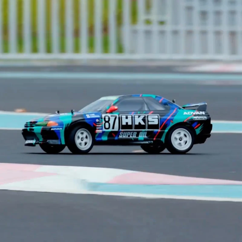 Carisma 1/8 M48S HKS Skyline GT-R Gr.A RTR Brushless 4WD Drive Rc Professional Electric Model Car, Off-Road Rally Car