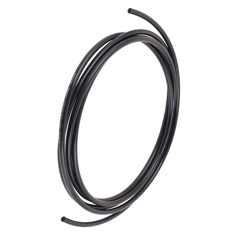 HOT SALE 2Pcs 6Mm X 4Mm Pneumatic Air Compressor PU Hose Pipe 3 Meters Black