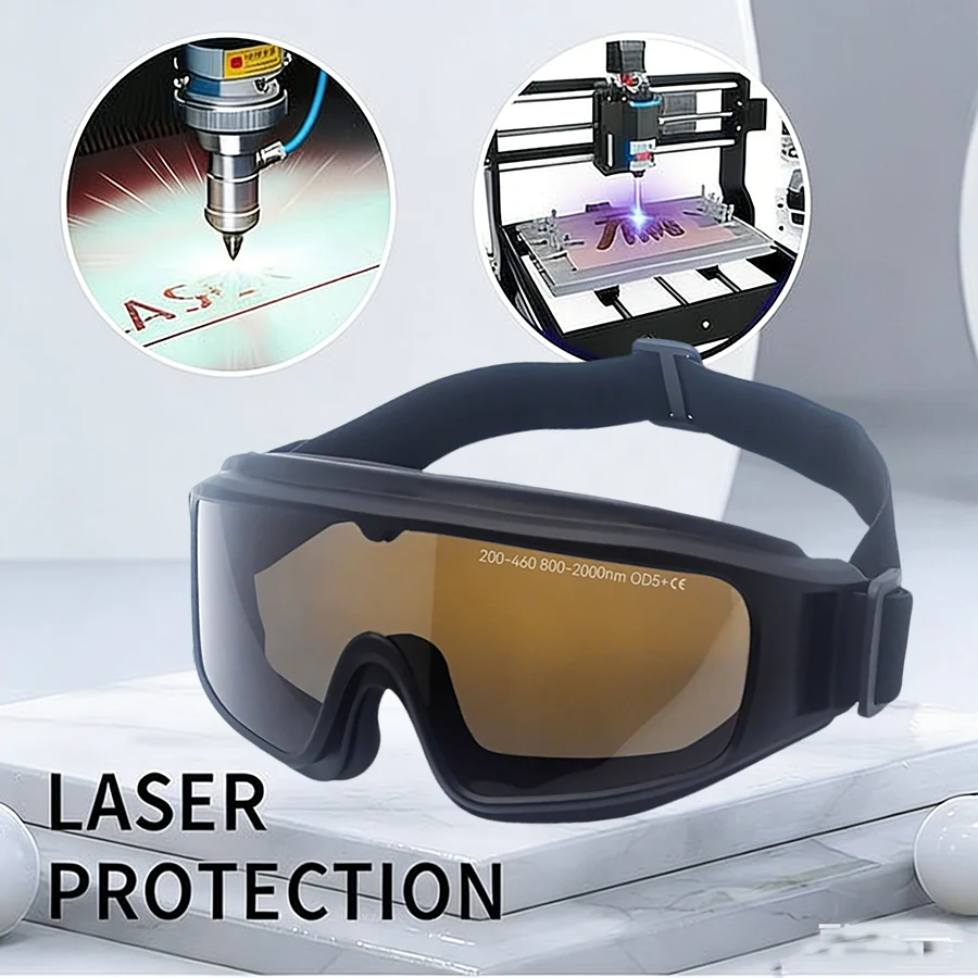 1064nm Laser Cutter Goggles OTG Fits Over Protective Safety Glasses for Laser Cutting Machine Eye Protection