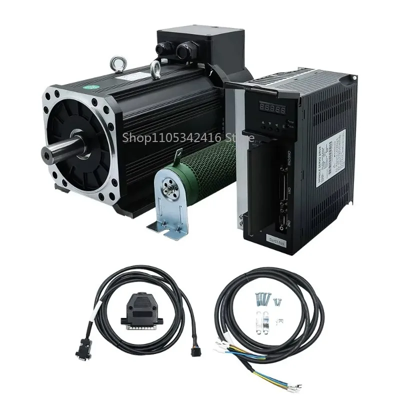 130 Series AC Servo Motor Driver Controller 400/750W Set for 40/60/80/110/130 Servo Motors High Precision Motion Contro
