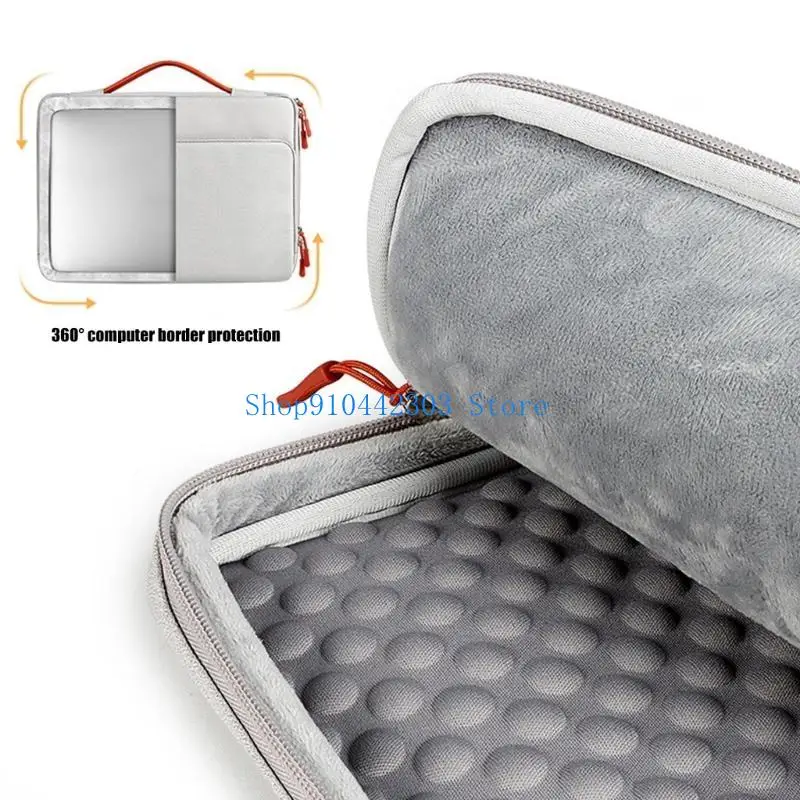652F 16inch Laptop Computer Bag Carrying Case Water Repellents Fabric Briefcases