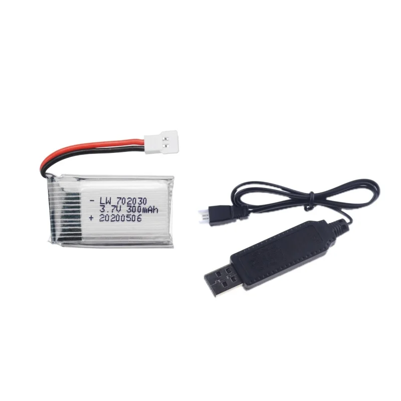 3.7V 300mAh lipo batterij Voor E55 FQ777 FQ17W DFD F180 FY530 U816 U830 H107 X11C Batterij 20C 702030   Voor RC Quadcopter reserveonderdeel