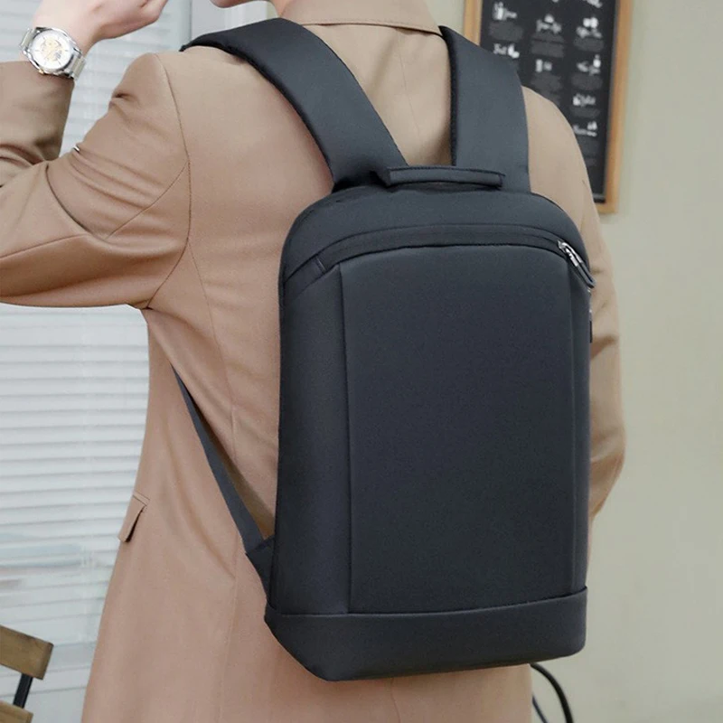 Men's commuter business computer backpack ultra-thin waterproof simple portable Oxford cloth backpack men