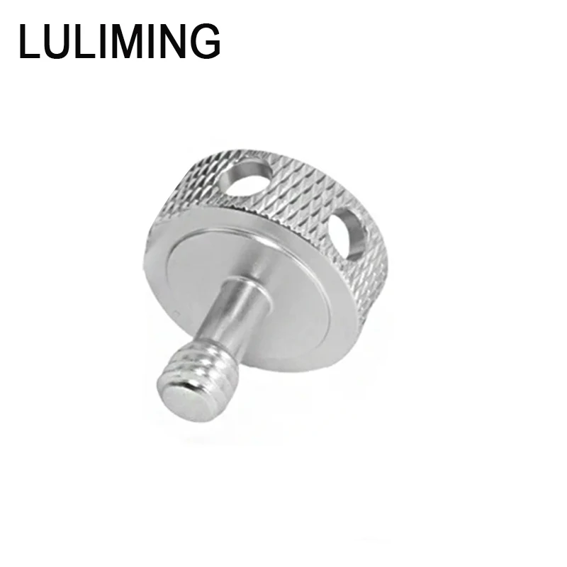 

3PCS Camera 1/4-20 inch Screw Ballhead Fixed Adjustment Screw Aluminum Alloy Tripod Quick Release Plate Photography Accessories