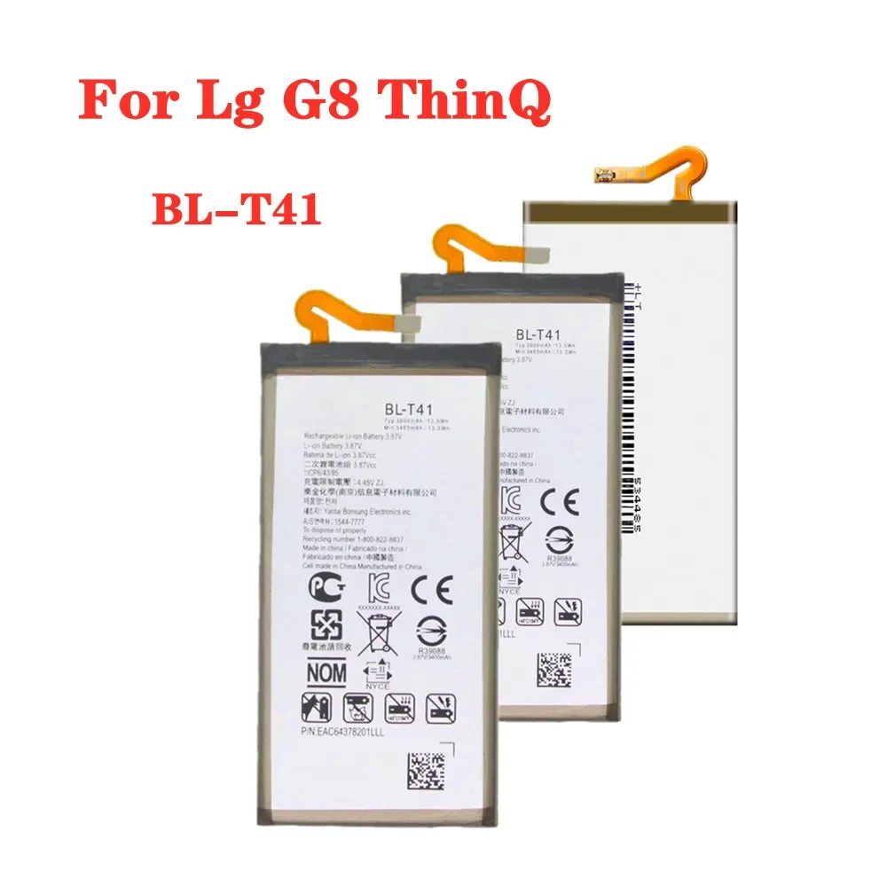 

Высокое качество 3500 мАч BLT41 BL-T41 аккумулятор для LG G8 ThinQ LMG820QM7 LMG820UM1 LM-G820UMB LMG820UM0 LM-G820N аккумулятор для телефона