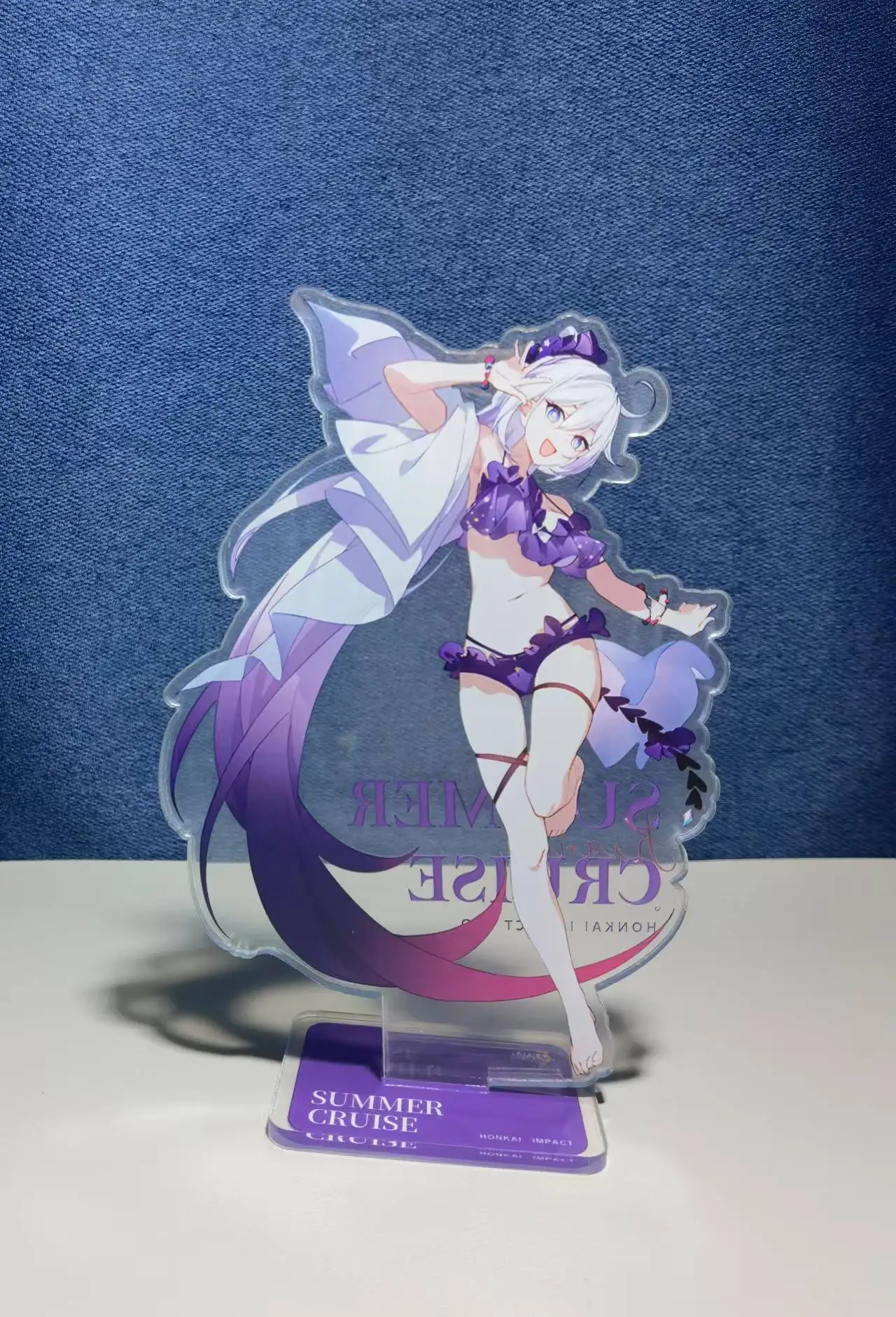 Game Honkai Impact 3 Cosplay HD Printing Stand Silverwing: N-EX Bronya Zaychik Statue EGO Elysia Acrylic Figure Xmas Kids Gift