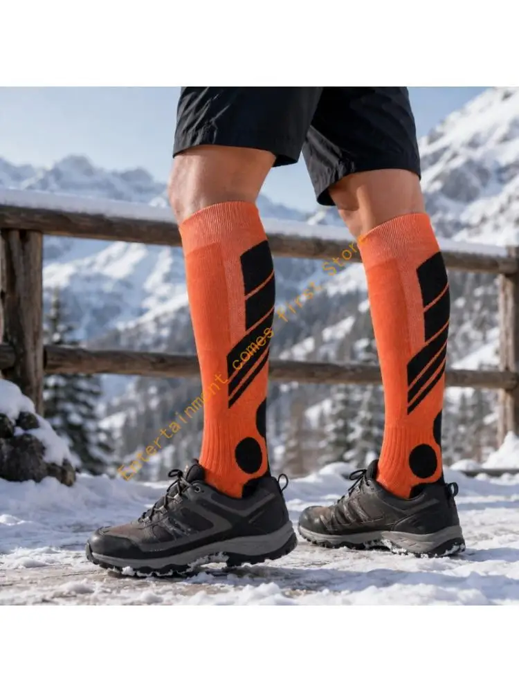 Winter Ski Footies with Cushioned Shin and Foot Support for Snowboarding Skiing 55KD