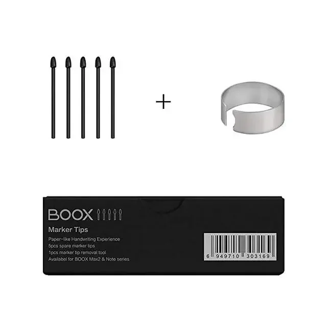 2023 New Original BOOX Marker Tips Kit for Max Lumi,Lumi2/Note air2/Note5,3,2/Nova airC/Nova3 Colol/Nova 3,2 Nibs Stylus Pen Pen