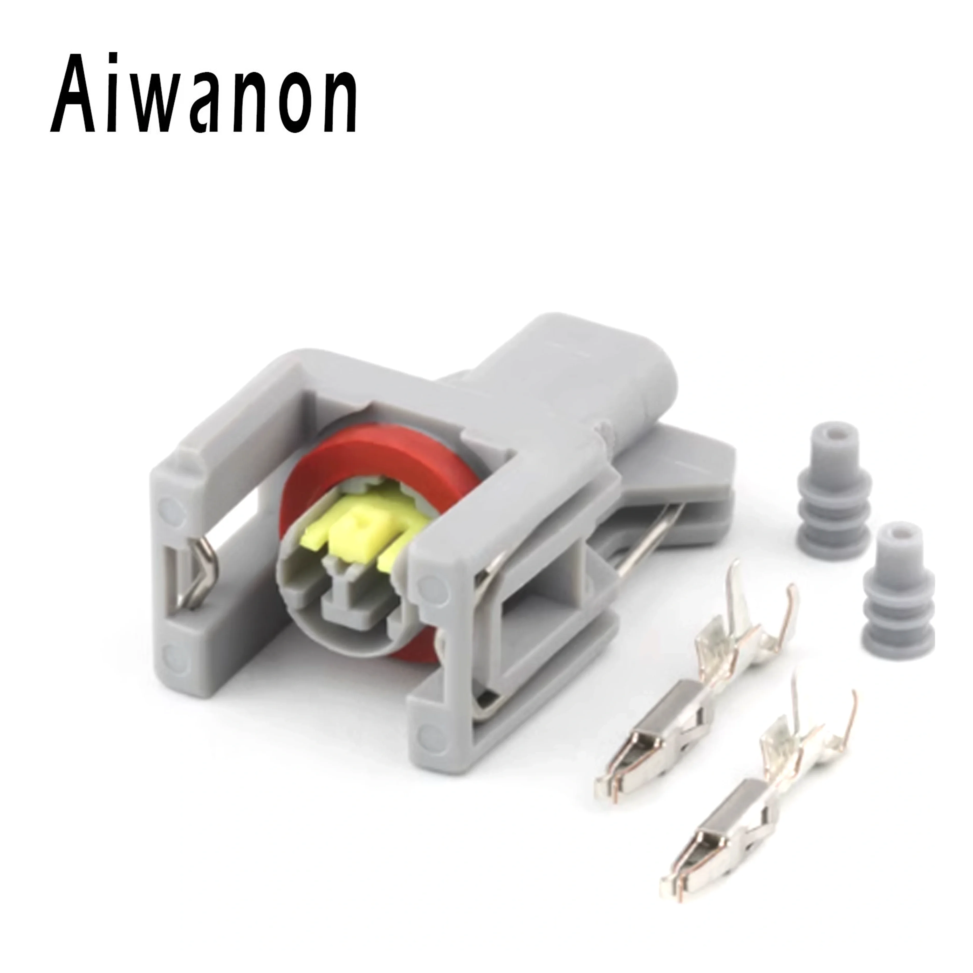 

1 Set 2 Pin Auto Diesel Injector Fuel Rail Plug Wire Harness Waterproof Electrical Connectors 10811963 240PC024S8014 1743486