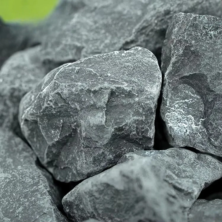 Pedra de sauna ao ar livre Rocha padrão 16 kg/caixa com acabamento finlandês premium e versátil para sauna úmida/seca