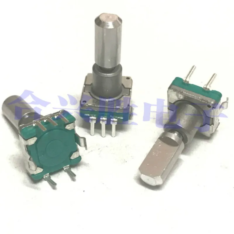 1 Piece Encoder EC11E15244B2 30 Bit 15 Pulse Potentiometer Car Navigation Volume Adjustment Key Switch Shaft Length 20MM