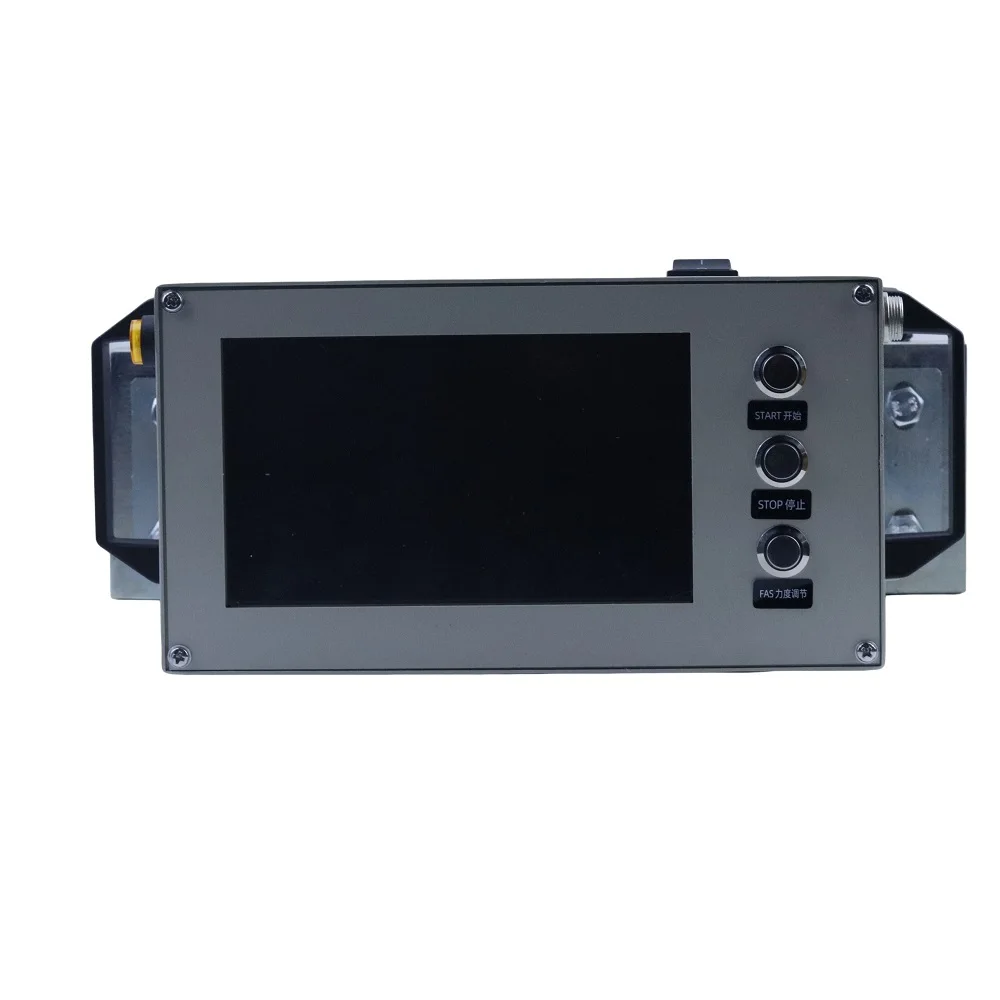 All-in-One Touch Screen Pneumatic Marking Machine, 140x40mm Metal Steel Tube Engraver, Portable Dot Peen Printer for Parts