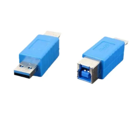 USB 3.0 Type A Male to Type B Female Adapter, High Speed Transmission Converter Extension Connector for Printer