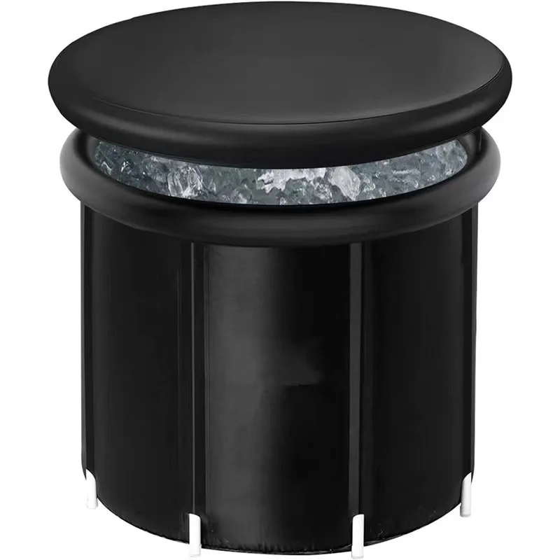 

Fold bath bucket Adult bucket Fold folding bath bucket Inflatable tub dust cover