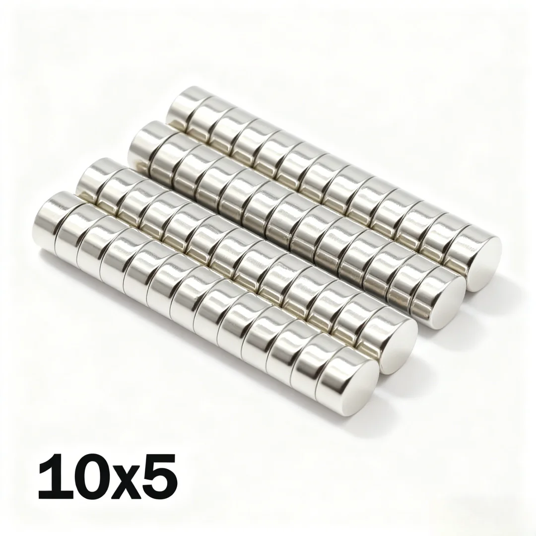10x5MM Round small craft magnets for fridge, kitchen - non-marking fixing, lazy storage for crafters, teachers & DIY fans