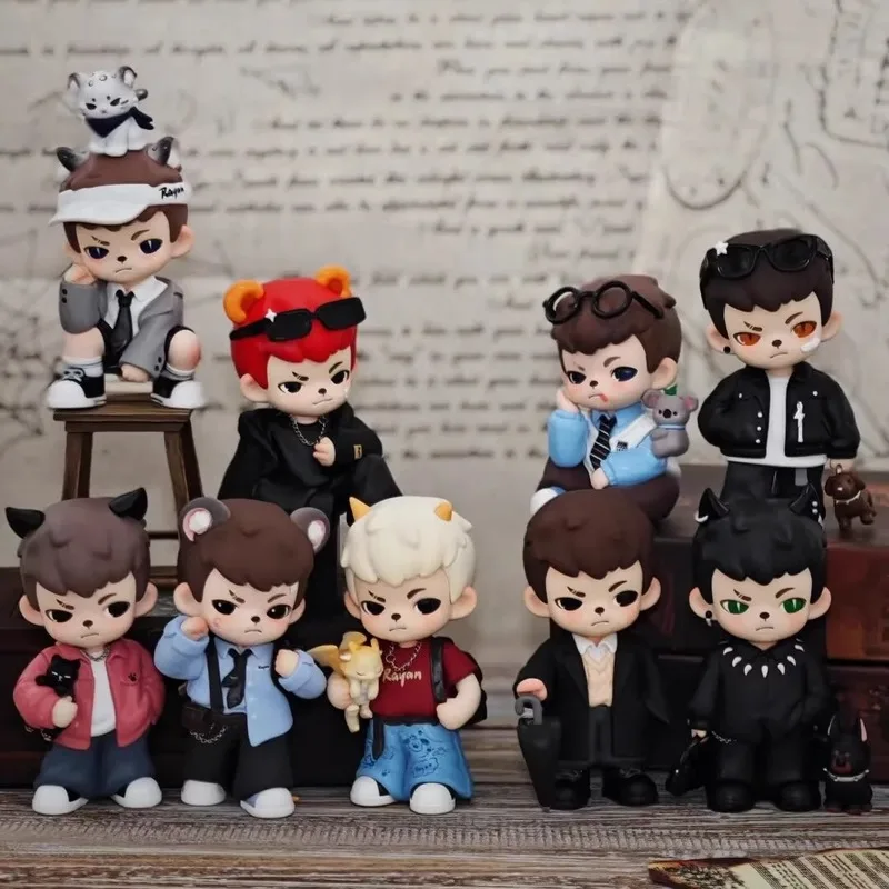 

New Genuine Rayan Natural-Born Player Series Blind Box Kawaii Anime Pvc Figure Surprise Mystery Box Kids Customized Toy Gift