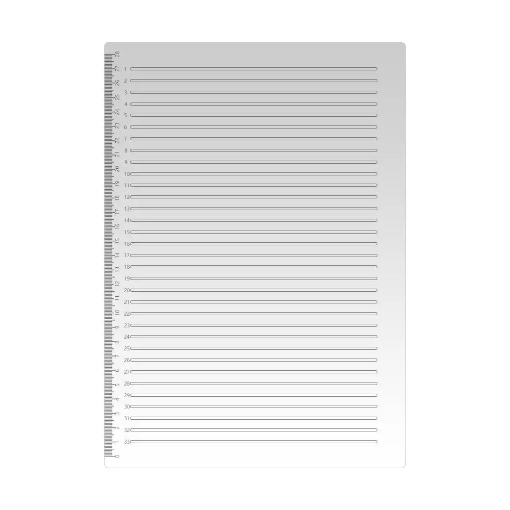 Neat Handwriting Examination Writing Stencil Ruler Straight Line Stencil Ruler Calligraphy Template Lines Markings Ruler